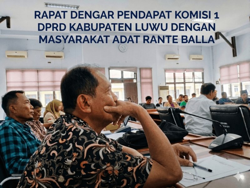 DPRD Luwu Mediasi Sengketa Lahan Adat Rante Balla